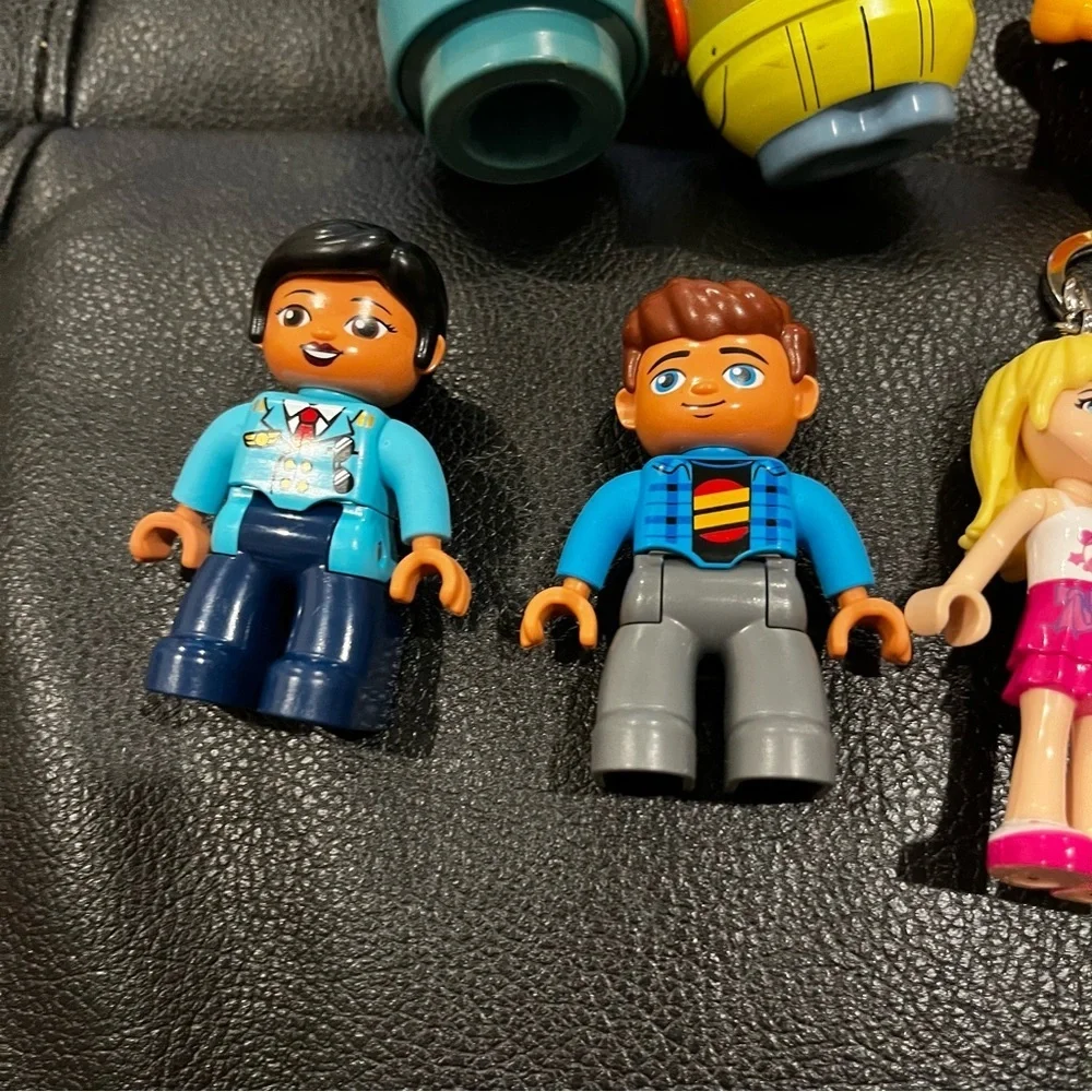 Nikko toys Lego duplo little tikes people construction small toys lot